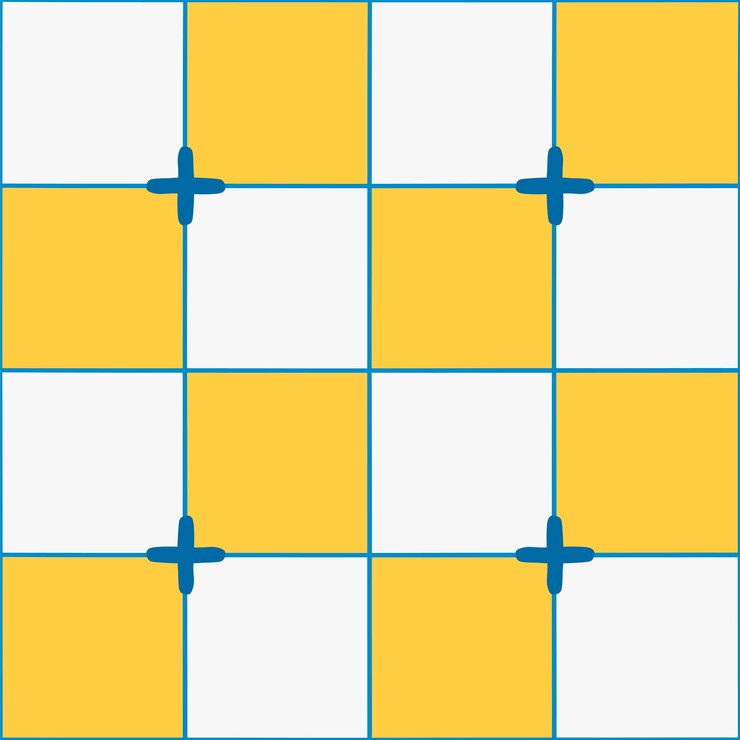 Vetor grátis ilustração, de, azulejos, textured, padrão