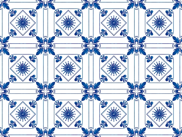 Vetor grátis ilustração, de, azulejos, textured, padrão