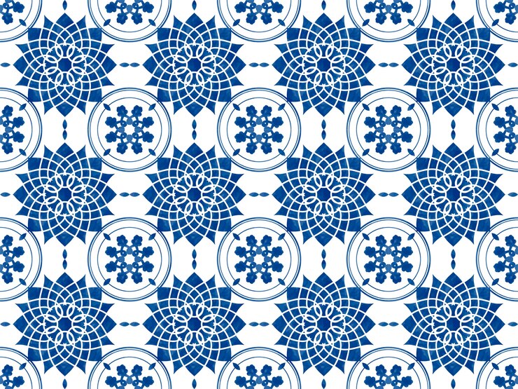 Vetor grátis ilustração, de, azulejos, textured, padrão