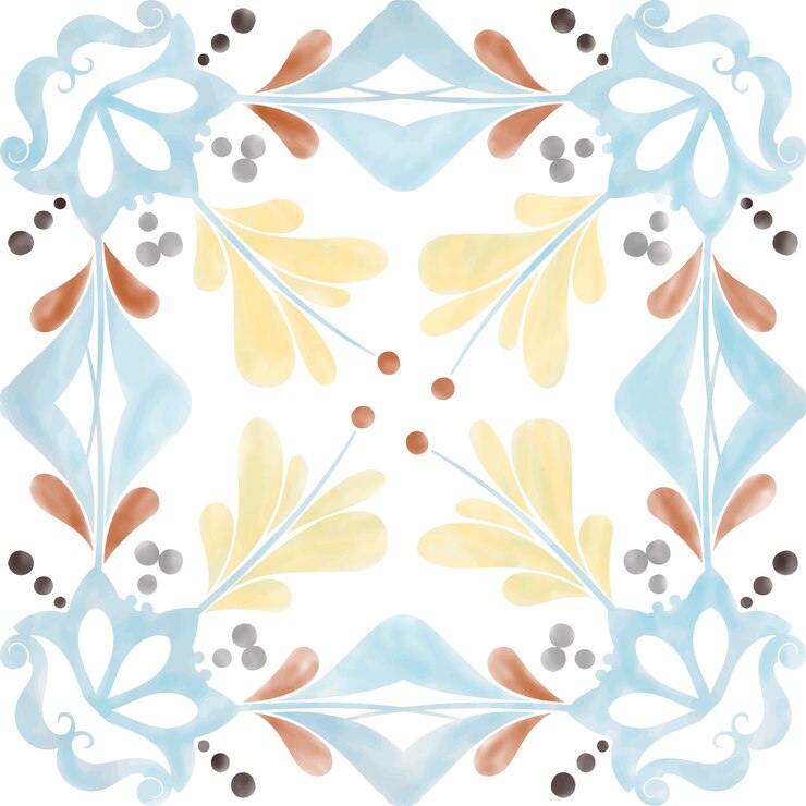 Vetor grátis ilustração, de, azulejos, textured, padrão