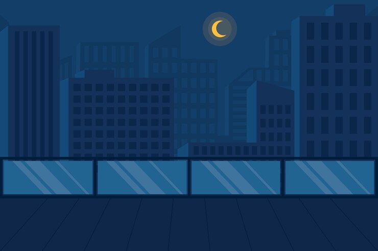 Vetor grátis ilustração de blackout de design plano desenhado à mão