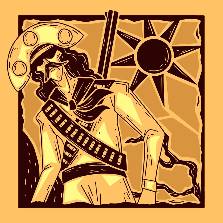 Vetor grátis ilustração de cangaceiro desenhada a mão