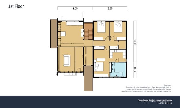 Vetor grátis ilustração, de, casa, planejando