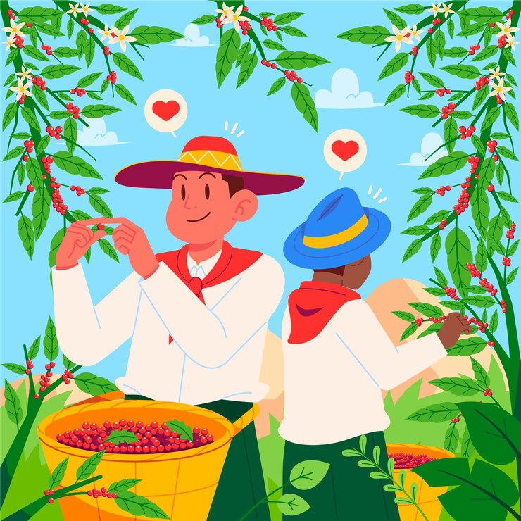 Vetor grátis ilustração de cena da américa latina desenhada à mão