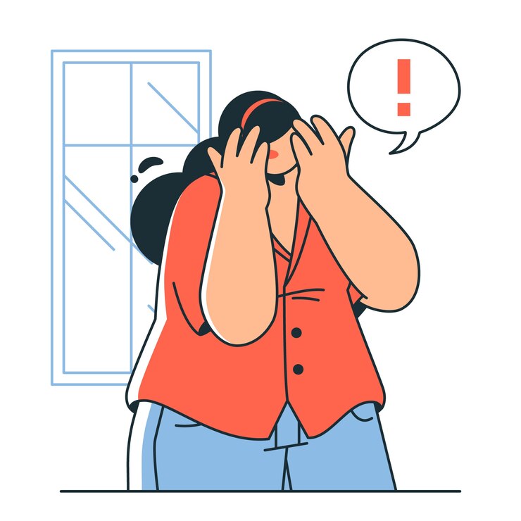 Vetor grátis ilustração de conceito embaraçoso