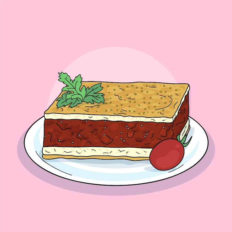 Vetor grátis ilustração de cozinha grega desenhada à mão