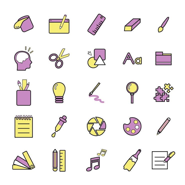 Vetor grátis ilustração, de, criativo, desenho gráfico