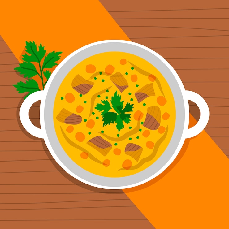 Vetor grátis ilustração de deliciosa locro desenhada à mão