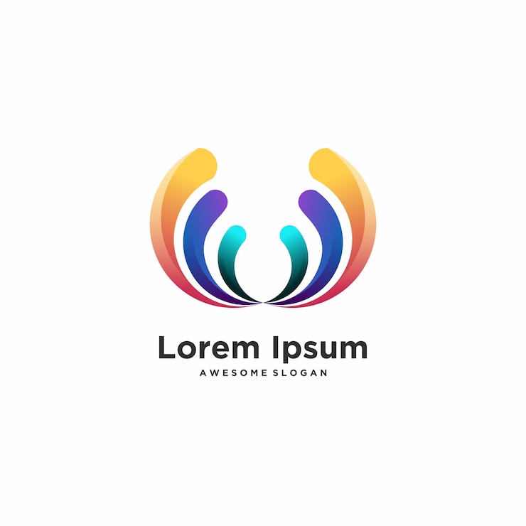 Vetor grátis ilustração de design gradiente colorido exclusivo do logotipo