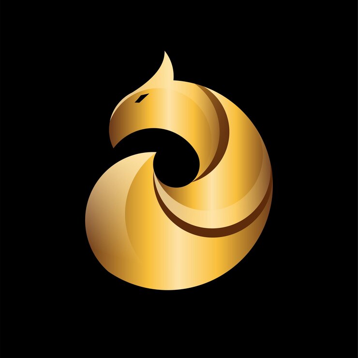 Vetor grátis ilustração de design gradiente de logotipo de luxo de carta