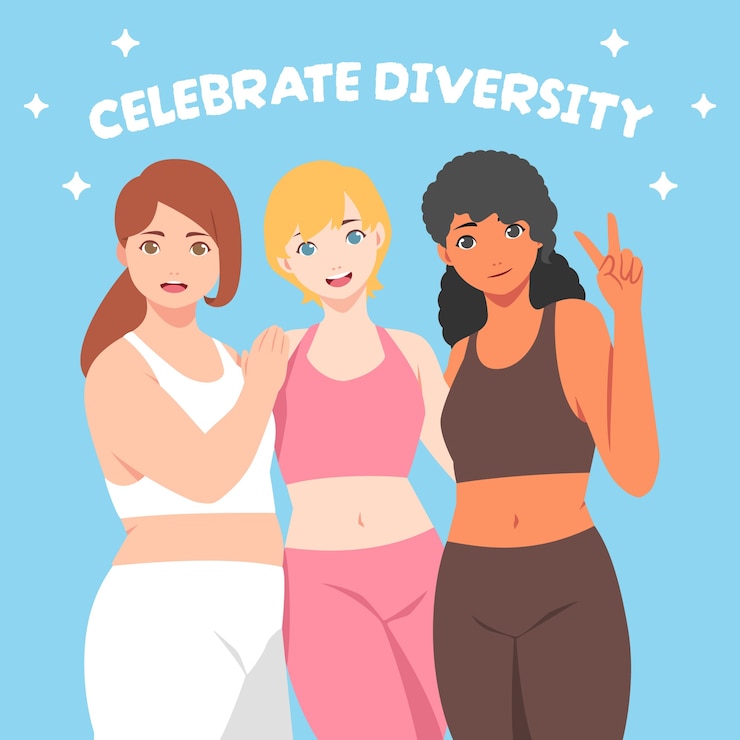 Vetor grátis ilustração de diversidade desenhada a mão
