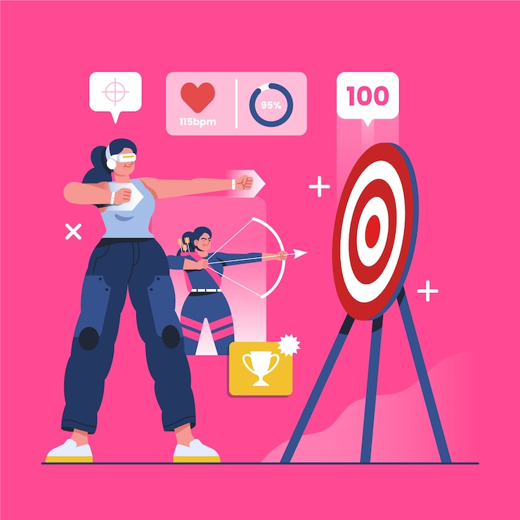 Vetor grátis ilustração de esportes virtuais de design plano