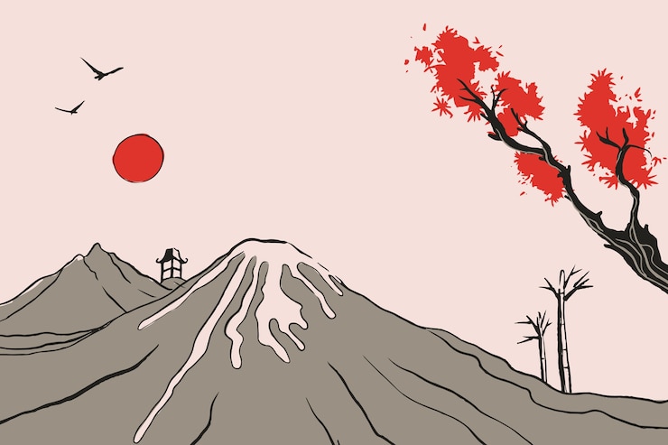 Vetor grátis ilustração de estilo chinês desenhada à mão