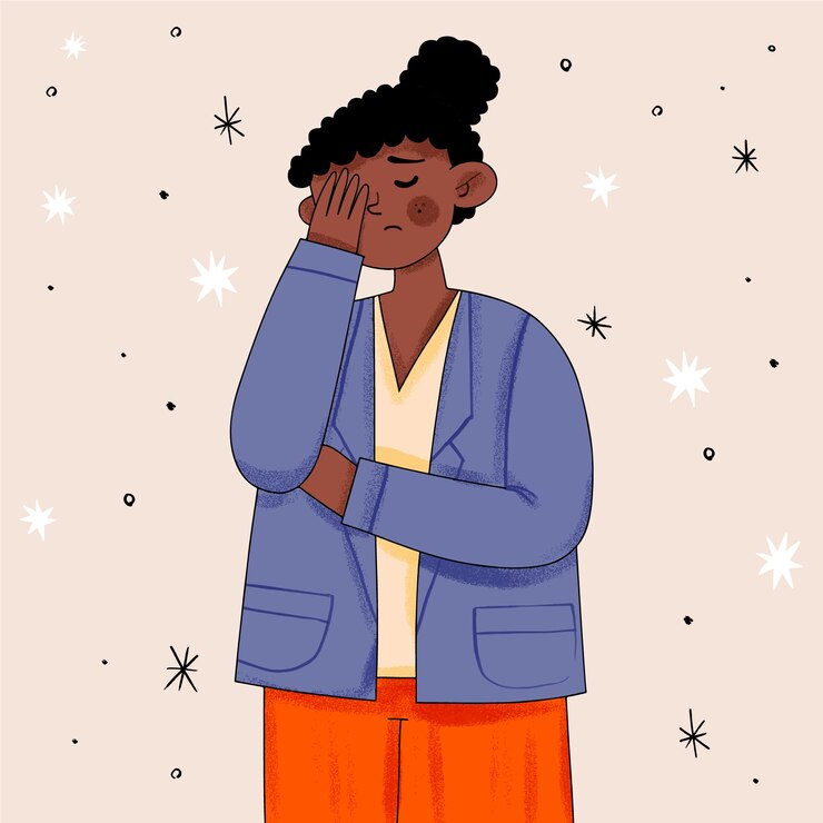 Vetor grátis ilustração de facepalm desenhada à mão
