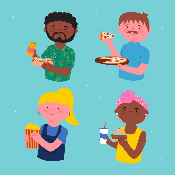 Vetor grátis ilustração de festival de comida de design plano