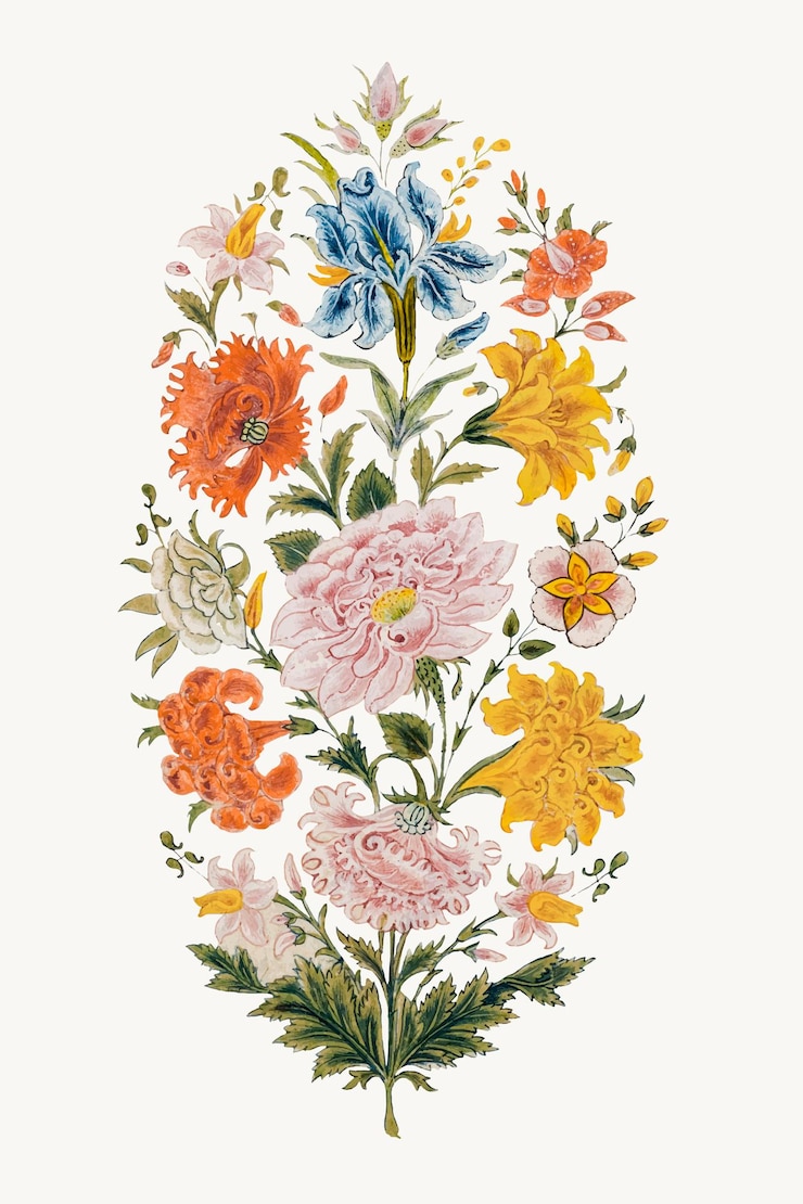 Vetor grátis ilustração de flores