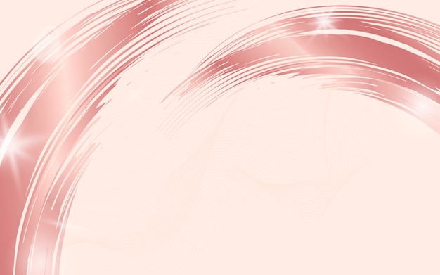 Ilustração de fundo abstrato onda rosa