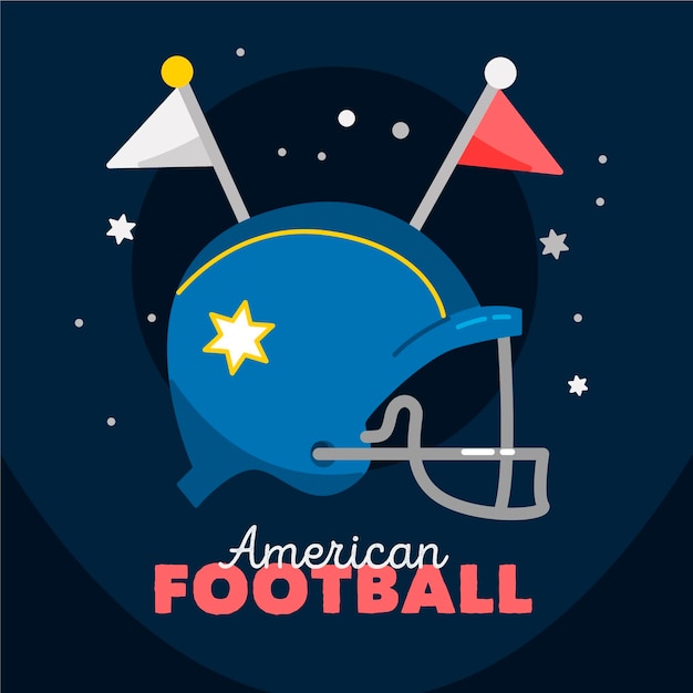 Ilustração de futebol americano