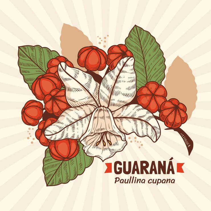 Vetor grátis ilustração de guaraná desenhada à mão