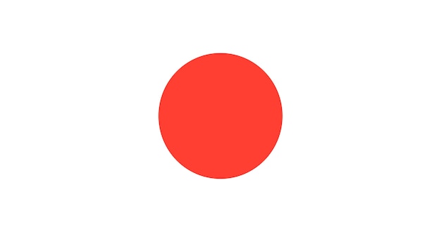 Ilustração, de, japão, bandeira