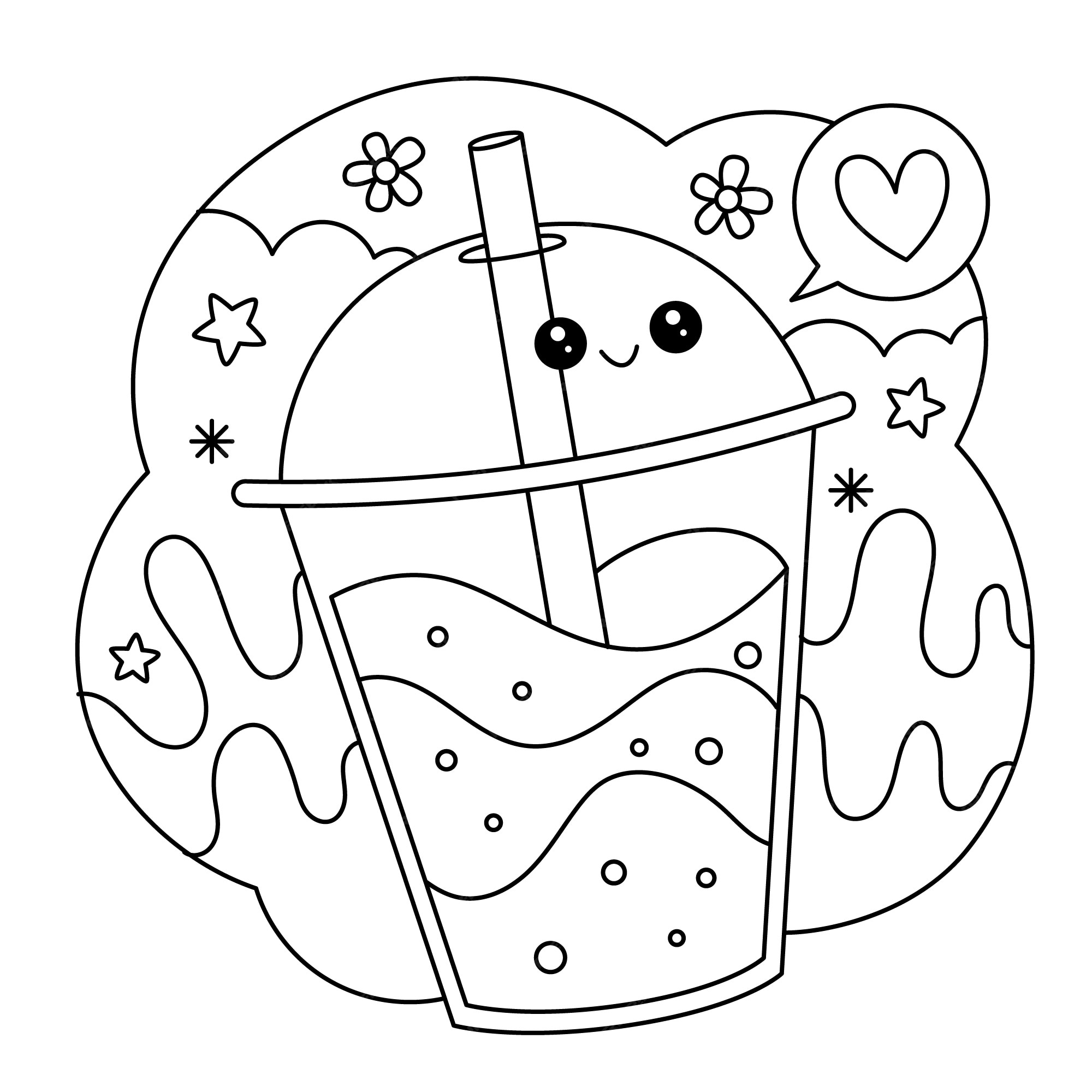 Desenhos Kawaii para Colorir e Imprimir - Tudo Para Colorir