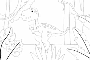 Desenhando Dinossauro Facil Imagens – Download Grátis no Freepik