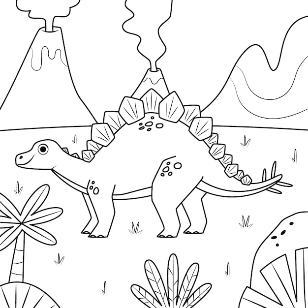 Revista Livro de Colorir Pintar Dinossauros em Pdf98