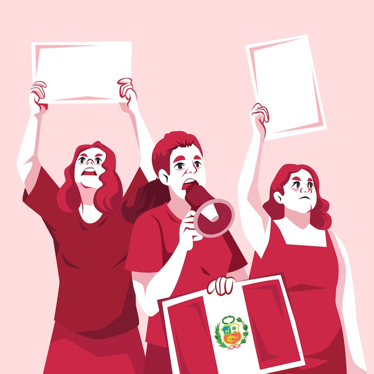 Vetor grátis ilustração de mulheres em um protesto