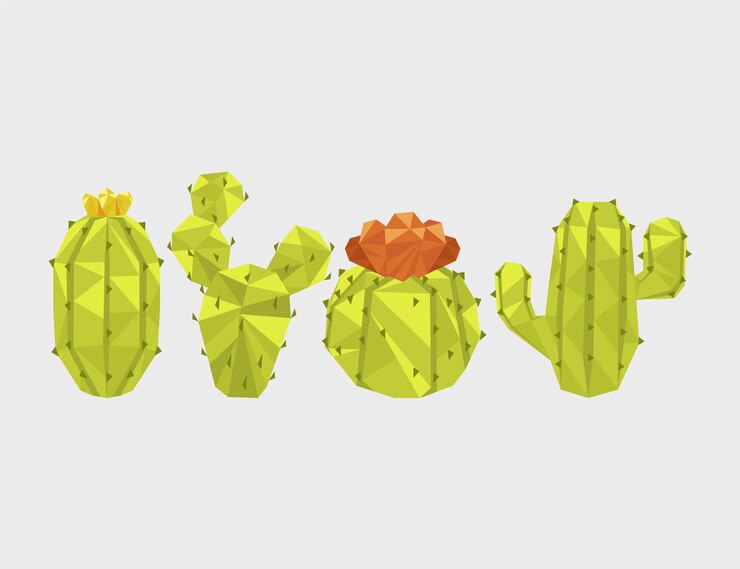 Vetor grátis ilustração de natureza de baixo poli de design plano