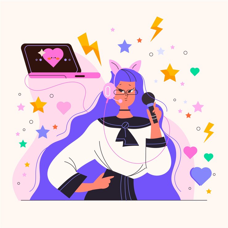 Vetor grátis ilustração de otaku desenhada à mão
