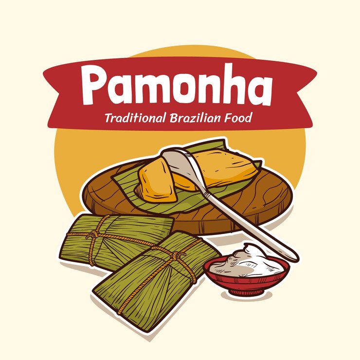 Vetor grátis ilustração de pamonha desenhada a mão