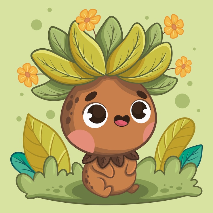 Vetor grátis ilustração de personagem frailejon desenhada de mão