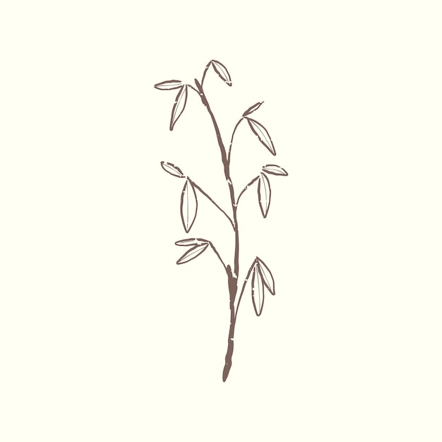 Vetor grátis ilustração, de, planta
