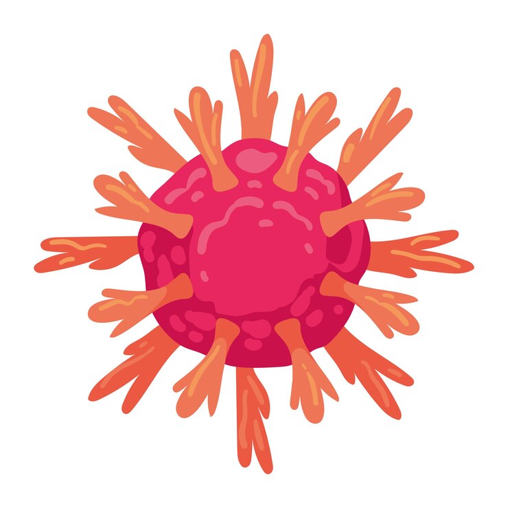 Vetor grátis ilustração de projeto isolado de vírus nipah