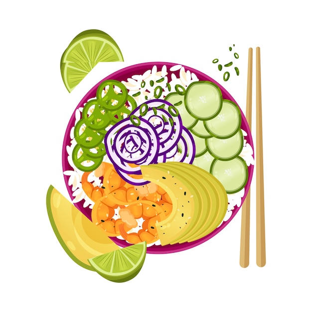 Ilustração de puxão de design plano desenhado à mão