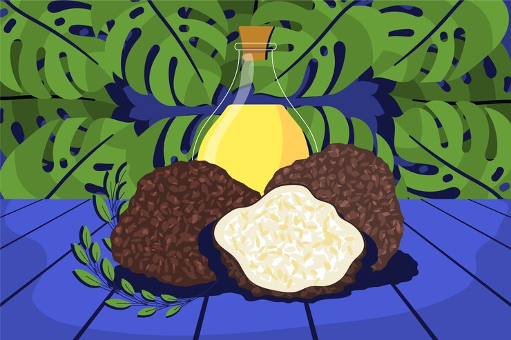Vetor grátis ilustração de trufas desenhadas à mão