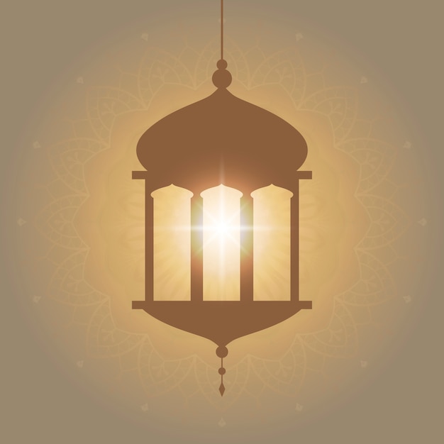 Ilustração do cartão de Eid