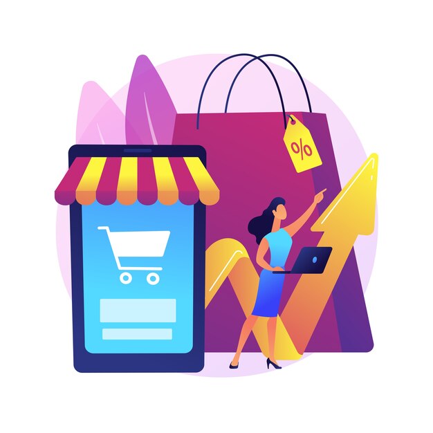 Ilustração do conceito abstrato de demanda do consumidor. Decisão do cliente, compra de produto ou serviço, satisfação do consumidor, marketing de varejo, preço de mercado, sociedade de consumo