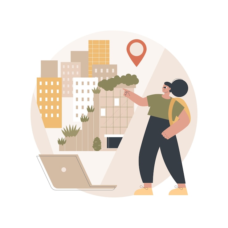 Vetor grátis ilustração do conceito abstrato de visualização de design interativo