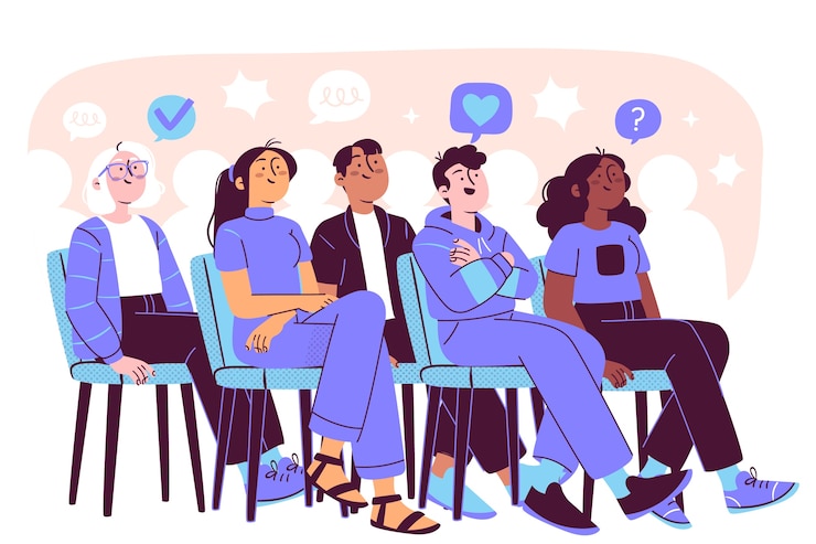 Vetor grátis ilustração do conceito de audiência