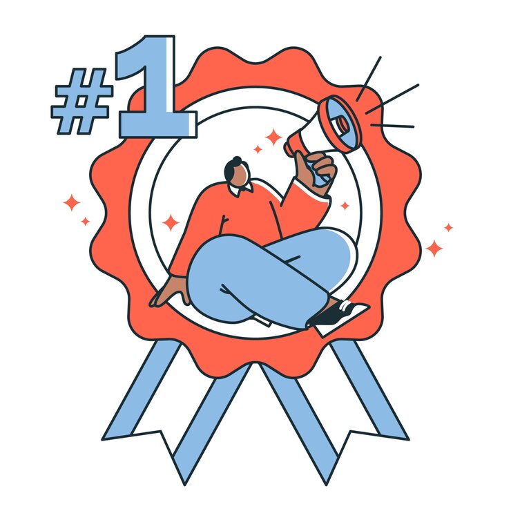 Vetor grátis ilustração do conceito de auto-promoção
