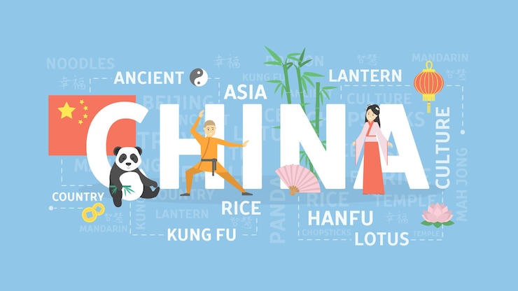 Vetor grátis ilustração do conceito de china idéia da cultura da ásia e tradições chinesas
