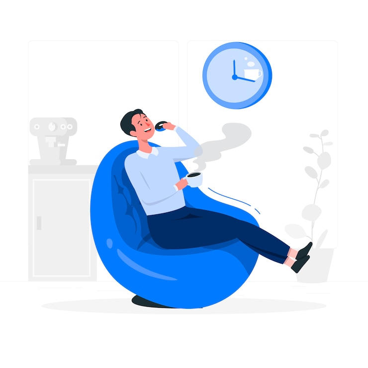 Vetor grátis ilustração do conceito de coffee break