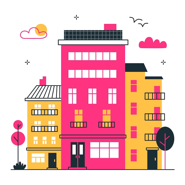 Vetor grátis ilustração do conceito de construção