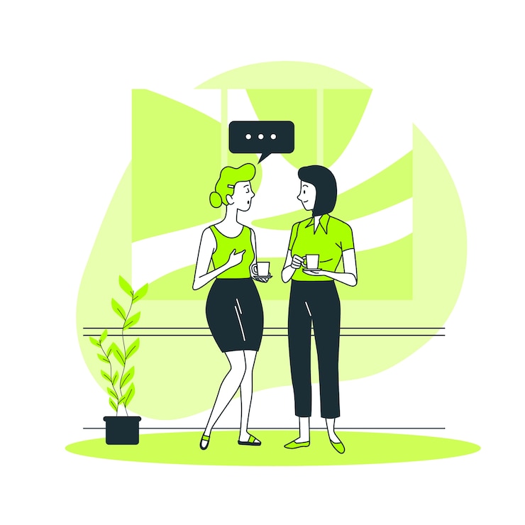 Vetor grátis ilustração do conceito de conversa