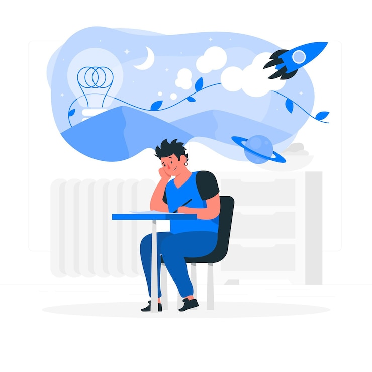 Vetor grátis ilustração do conceito de design thinking