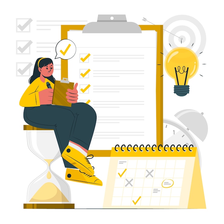 Vetor grátis ilustração do conceito de disciplina