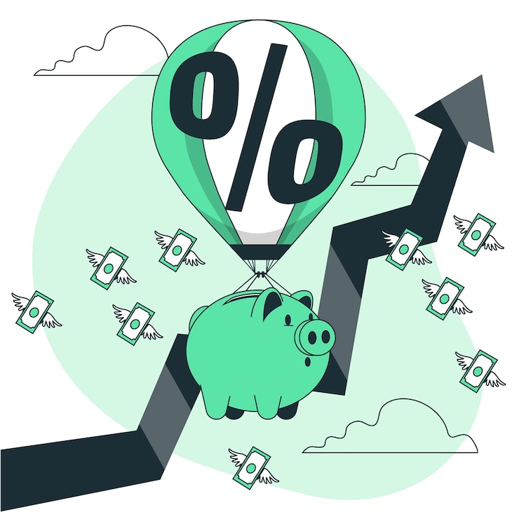 Vetor grátis ilustração do conceito de inflação