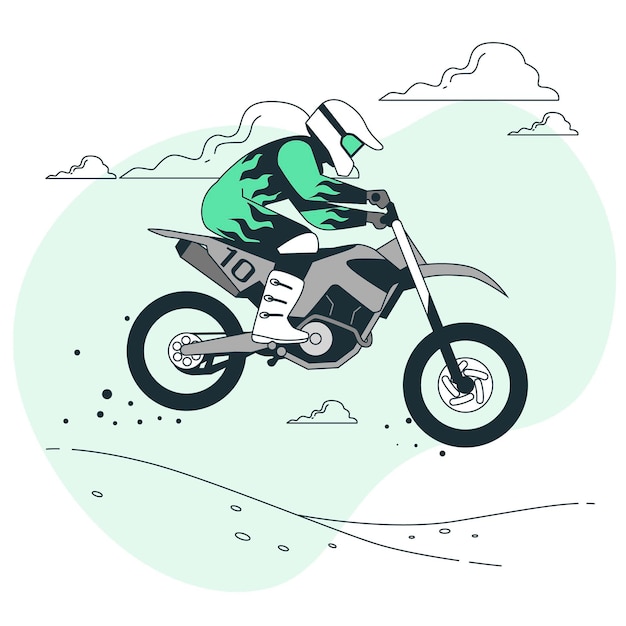 Vetores e ilustrações de Moto trilha para download gratuito