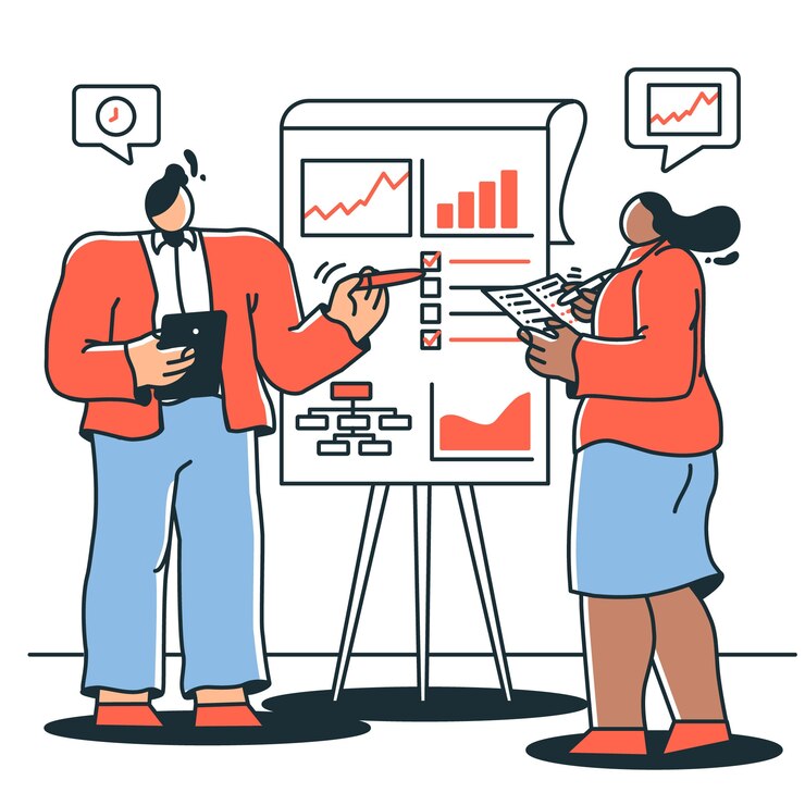 Vetor grátis ilustração do conceito de plano de negócios